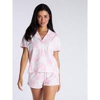 Boux Avenue Bows Fleece Shortie In A Bag - Ivory Mix
