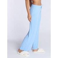 Boux Avenue Ribbed Modal Pyjama Pants - Blue