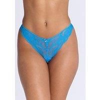 Boux Avenue Mollie 24 Thong - Bluebell - Blue