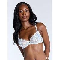 Boux Avenue Balconette Bra Women's Gisella Sheer Embroidered Unpadded Lingerie