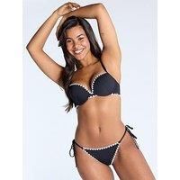 Boux Avenue Palazzo Double Boost Bikini Top- Black & White