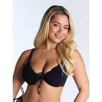 Boux Avenue Ibiza Texture Bikini Top - Black