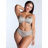 Boux Avenue Vida Bead High Waist Brief - Silver