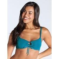 Boux Avenue Mirada Balconette Bikini Top - Teal