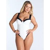 Boux Avenue Rivoli Swimsuit - White Mix