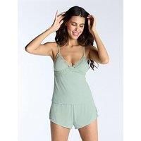 Boux Avenue Short Pyjama Set Women's Modal and Lace Elastic Waist Nightwear