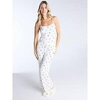Boux Avenue Velour Stripe Revere - Pink Mix