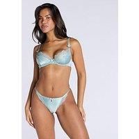 Boux Avenue Clover Tanga Thong - Duck Egg
