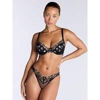 Boux Avenue Clea Plunge Bra - Black Mix