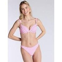 Boux Avenue Jamaica Stripe Bikini Brief - Pink Mix