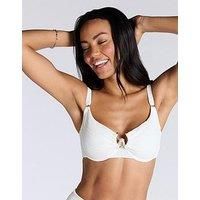 Boux Avenue Mirada Pearl Balconette Bikini Top - White
