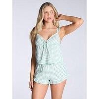 Boux Avenue Crinkle Cami And Short Pyjama Set - Powder