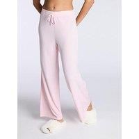 Boux Avenue Rib Modal Wide Leg Pants - Pink