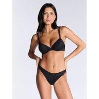 Boux Avenue Alba Broderie Bikini Brief - Black