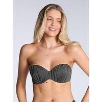 Boux Avenue Cortona Strapless Bikini Top - Khaki