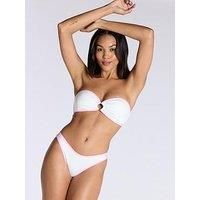 Boux Avenue Rhodes Brazilian Bikini Brief - Pink/White