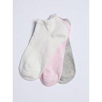 Boux Avenue Pack Of 3 Bx Trainer Socks - Pink Mix