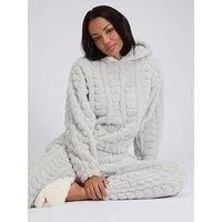 Boux Avenue Fluffy Heart Lounge Set - Grey
