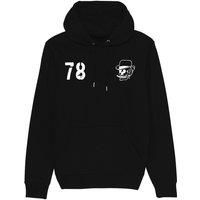 Rum Knuckles Men's Silverback Hoodie in Black | Size: XL