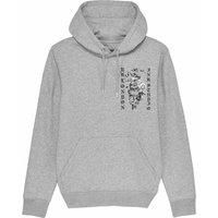 Rum Knuckles Men's Snake Ink Hoodie in Grey | Size: 3XL