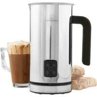 MisterChef® Large Fast 500W Automatic Milk Frother, Hot & Cold Milk Functionality, 300ml Milk Heating / 150ml Milk Frothing, 4 Functions - Extra Whisks Silent Operation