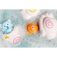 Kids Baby Teddy Bear Bath Toy - 3 Colour Options - Orange