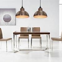 Berkfield Home Ceiling Lamps 2 pcs Semi-spherical Copper Colour in Brown