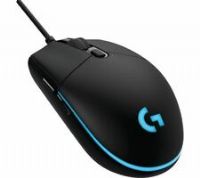 Logitech G PRO Wired Gaming Mouse, 12000 DPI, RGB Lightning, Ultra Lightweight, 6 Programmable Buttons, On-Board Memory, Compatible with PC / Mac - Black