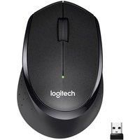 Logitech M330 Silent Plus Wireless Mouse, 2.4 GHz with USB Nano Receiver, 1000 DPI Optical Tracking, 3 Buttons, 24 Month Life Battery, PC / Mac / Laptop / Chromebook - Black