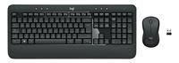 Logitech MK540 Wireless Keyboard and Mouse Combo for Windows, 2.4 GHz Wireless with Unifying USB-Receiver, Wireless Mouse, Multimedia Hot Keys, 3-Year Battery Life, PC/Laptop, QWERTY UK Layout - Black