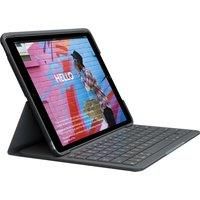 Logitech iPad (7th Generation) Keyboard Case | Slim Folio with Integrated Wireless Keyboard (Graphite)