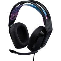 Logitech G335 Wired Gaming Headset - Black, with Microphone, 3.5mm Audio Jack