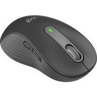 Logitech Signature M650 L Left Wireless Mouse - For Large Sized Left Hands, Silent Clicks, Customisable Side Buttons, Bluetooth, Multi-Device Compatibility - Grey