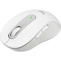 Logitech Signature M650 Wireless Mouse - For Small to Medium Sized Hands, 2-Year Battery, Silent Clicks, Customisable Side Buttons, Bluetooth, Multi-Device Compatibility - White