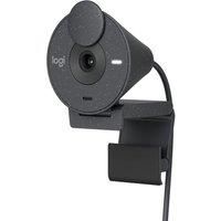 Logitech Brio 300 Full HD Webcam Auto Light Correction Noise-Reducing Mic USB-C