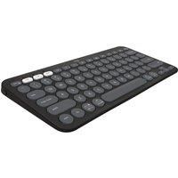 LOGITECH Pebble Keys 2 K380S Wireless Keyboard - Black, Black