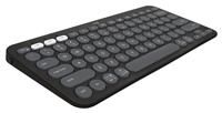 LOGITECH Pebble Keys 2 K380S Wireless Keyboard - Black, Black