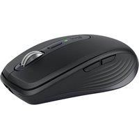 Logitech MX Anywhere 3S Compact Wireless Mouse, Fast Scrolling, 8K DPI Any-Surface Tracking, Quiet Clicks, Programmable Buttons, USB C, Bluetooth, Windows PC, Linux, Chrome, Mac - Graphite