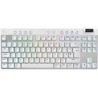 LOGITECH G Pro X Wireless Gaming Keyboard - White, White