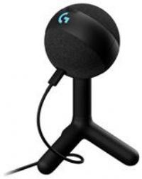 Logitech G Yeti Orb Condenser RGB Gaming Microphone with LIGHTSYNC, USB Mic for Streaming, Cardioid, USB Plug and Play for PC/Mac - Black