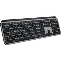 Logitech MX Keys S for Mac, Wireless Keyboard, Fluid, Precise Laptop-Like Typing, Programmable Keys, Backlit, Bluetooth USB C Rechargeable for MacBook Pro, Macbook Air, iMac, iPad, QWERTY UK - Grey