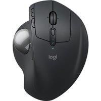 Logitech MX Ergo S Wireless Trackball Mouse, USB-C Rechargeable - Graphite