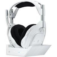 Logitech G Astro A50 LIGHTSPEED Wireless Gaming Headset + Base Station (Gen 5), PRO-G GRAPHENE, 3-System Switching, USB-C to Xbox, PS5, PC/Mac or Nintendo Switch, Bluetooth - White