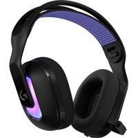 Logitech G G522 LIGHTSPEED Wireless Gaming Headset, LIGHTSYNC RGB, Full Bandwidth Mic & Advanced Synchronised Audio, Tri-Connectivity with LIGHTSPEED, Bluetooth, USB-A to USB-C for PC - Black