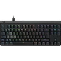Logitech G G515 RAPID TKL Low-Profile Wired Gaming Keyboard, Fully Customizable PC Gaming Keyboard with Analog Low-Profile Switches, Rapid Trigger, Ultra-Slim, for USB-A port,QWERTY UK Layout - Black