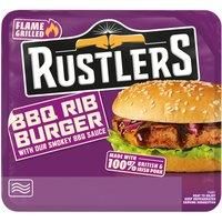 Rustlers BBQ Rib Burger 122g