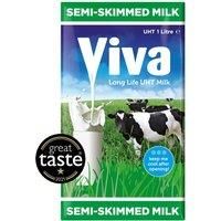 Viva Semi-Skimmed Long-Life Milk 1L