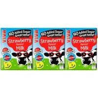 VIVA Strawberry Flavour Milk 3 x 200ml