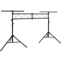 Berkfield Home Light Stand Black 338x115x(180-300) cm Steel