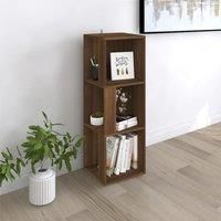 Corner Cabinet Brown Oak 33x33x100 cm Engineered Wood